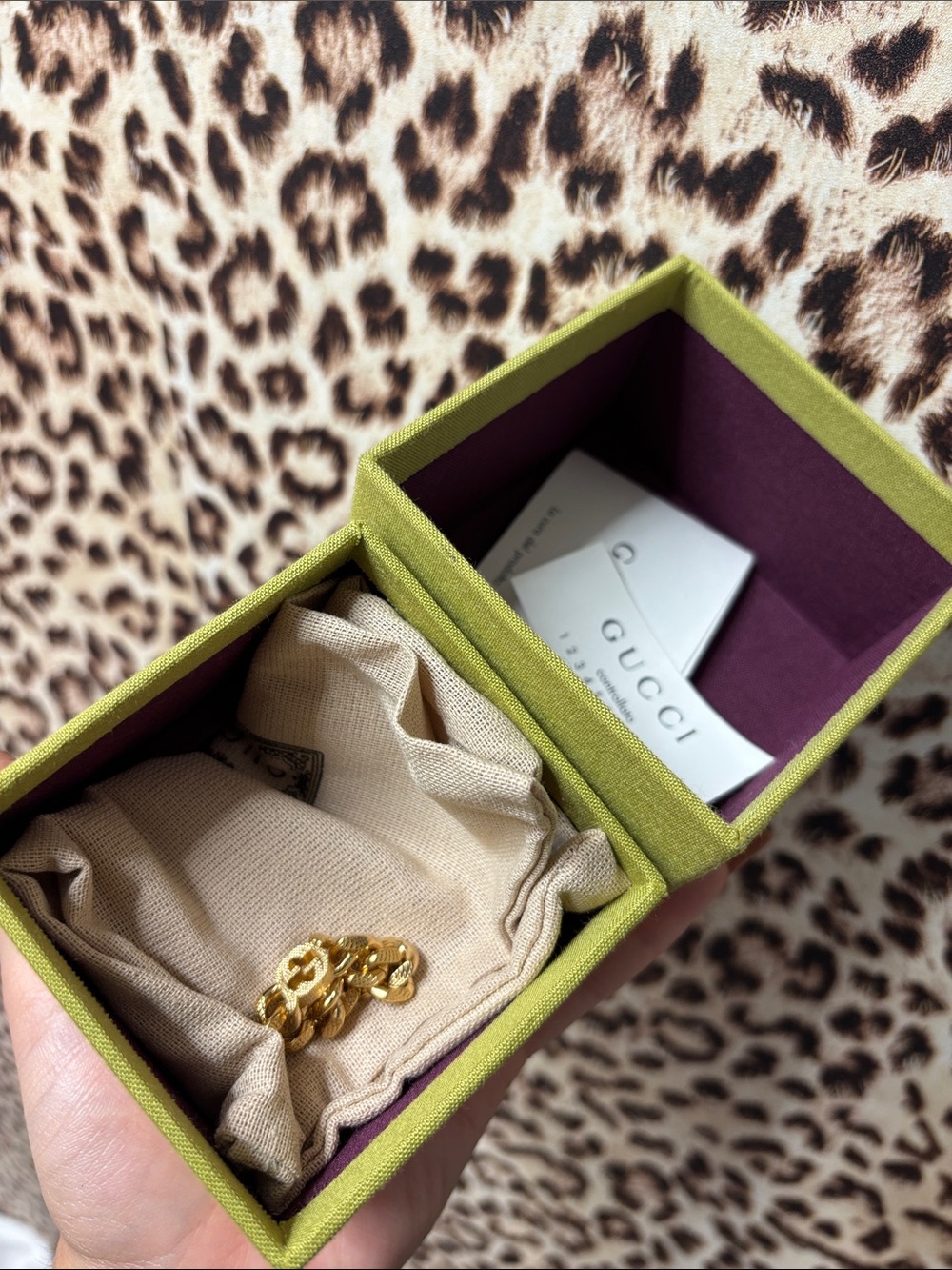 Gucci Interlocking GG Ring
